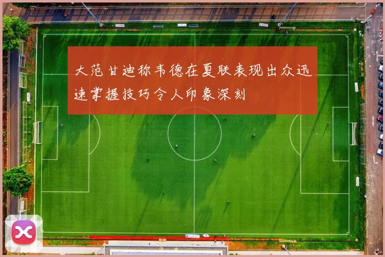 大范甘迪称韦德在夏联表现出众迅速掌握技巧令人印象深刻